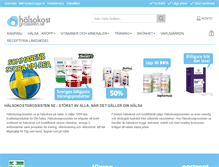 Tablet Screenshot of halsokostgrossisten.se